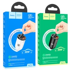 Hoco NZ2 Link PD30W + QC3.0 car charger, Art.:000878