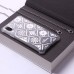 Crossbody-Handykette SILBER Elektroplattiertes Flash-Pulver imd für iPhone X/XS Art.:000692