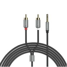 Hoco UPA10 double lotus rca audio cable 3.5mm, Art.:000787