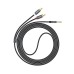 Hoco UPA10 double lotus rca audio cable 3.5mm, Art.:000787