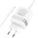 Hoco N21 Netzteil 2 Fach PD30W+QC3.0 (mit Kabel für Type-C zu Lightning)(EU), Art.:000895