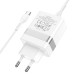 Hoco N21 Netzteil 2 Fach PD30W+QC3.0 (mit Kabel für Type-C zu Type-C)(EU), Art.:000895